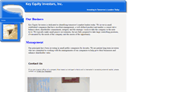 Desktop Screenshot of key-equity.com