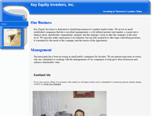 Tablet Screenshot of key-equity.com